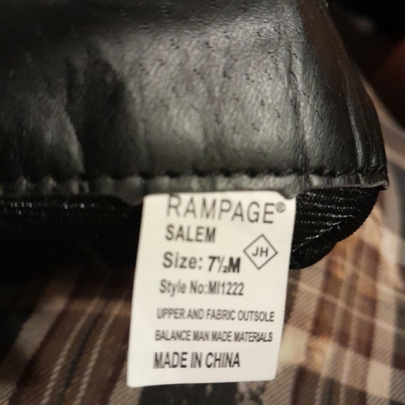 Rampage women's black boots size 7 and 1/2 - Picture 6 of 6